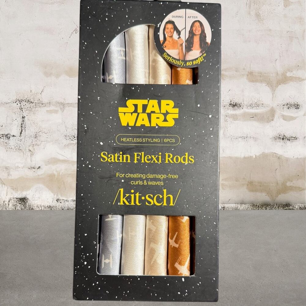 Kitsch x Star Wars $33 Satin Flexi Rods - Light Side vs Dark Side NIB